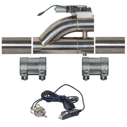 Válvula wastegate SS304 doble 2-3" turbo racing
