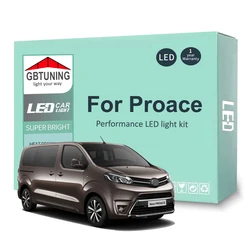 Kit bombillas LED Canbus sin error – Toyota Proace techo de lectura