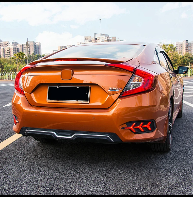 Spoiler trasero para Honda Civic 2016 - alerón sin pintar, original