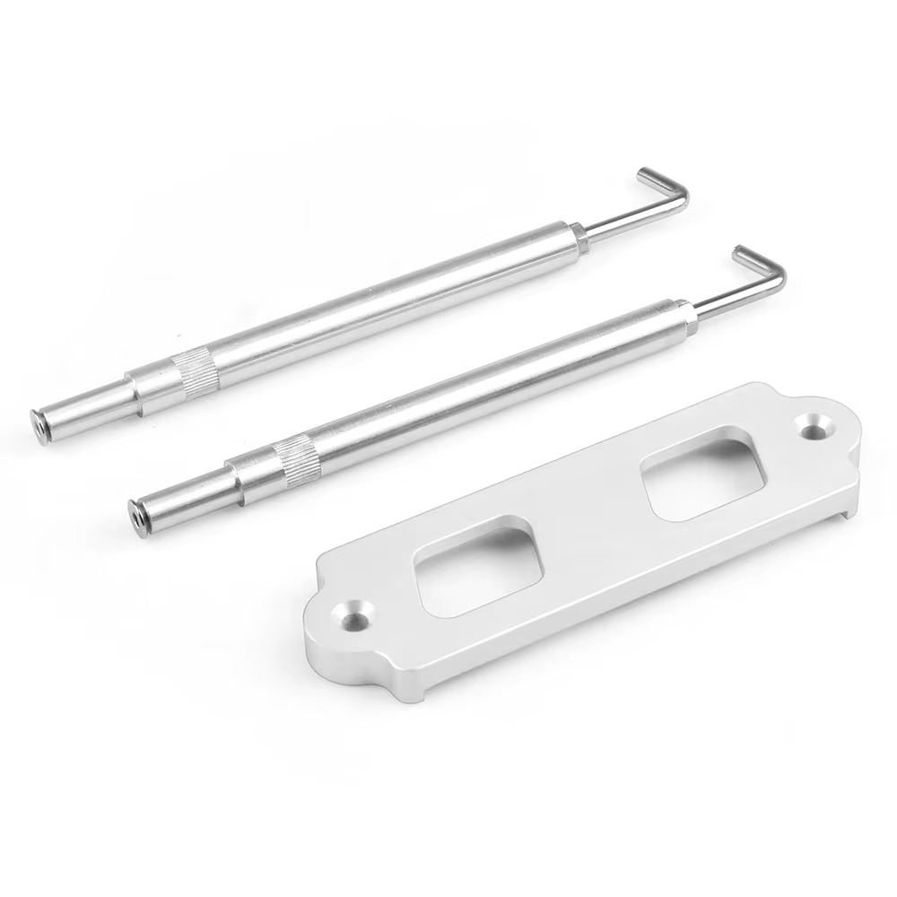 Soporte batería acero inox Honda Civic CRX S2000 Integra RSX - imagen 4