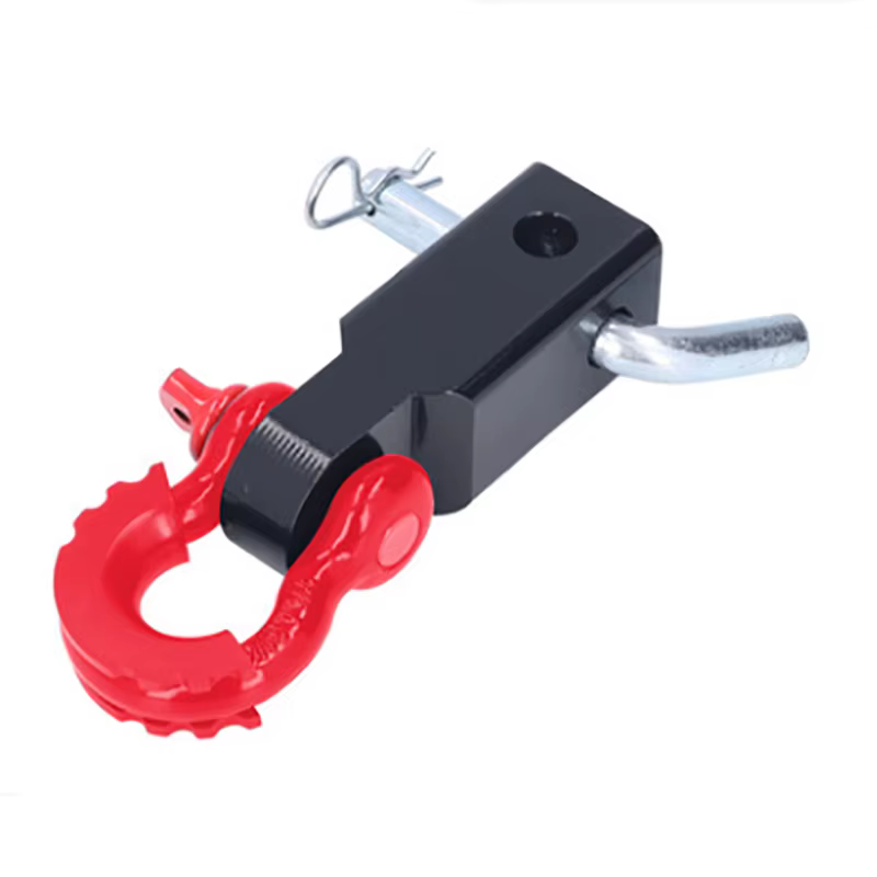 Receptor de grillete para enganche de 2 pulgadas con pasador y anilla D - imagen 4