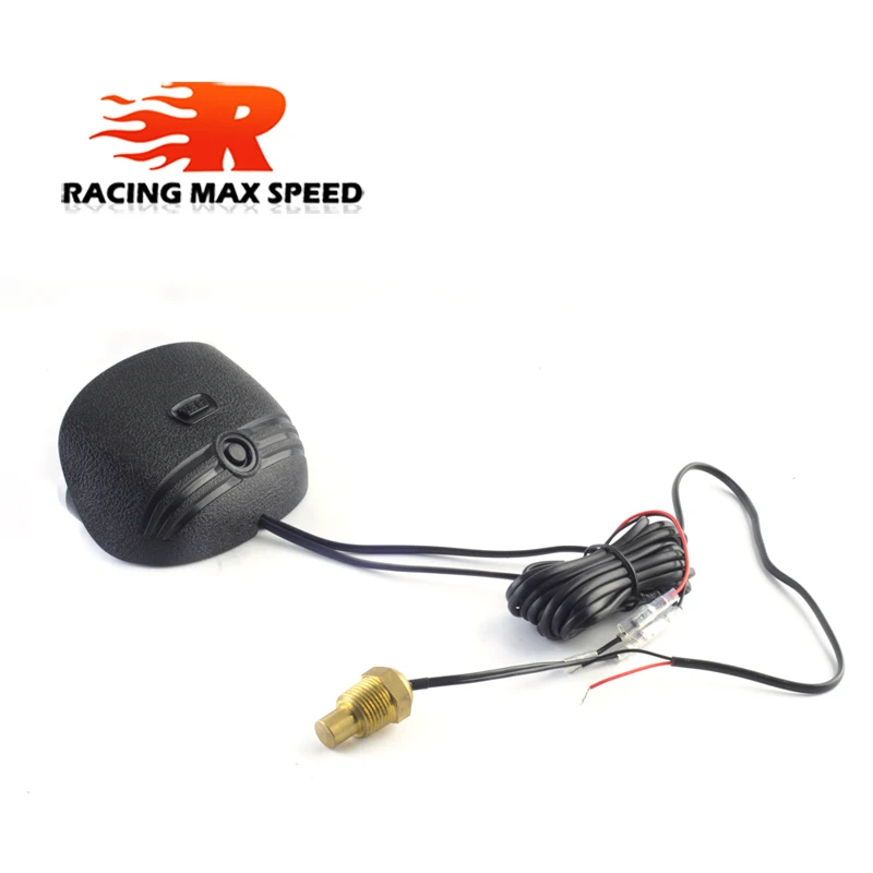 Medidor de temperatura del agua Horizontal Universal LCD 2 en 1 para coche, voltímetro de voltaje y temperatura, Sensor de pantalla Digital, Kit de 10mm y 12/24V - imagen 4