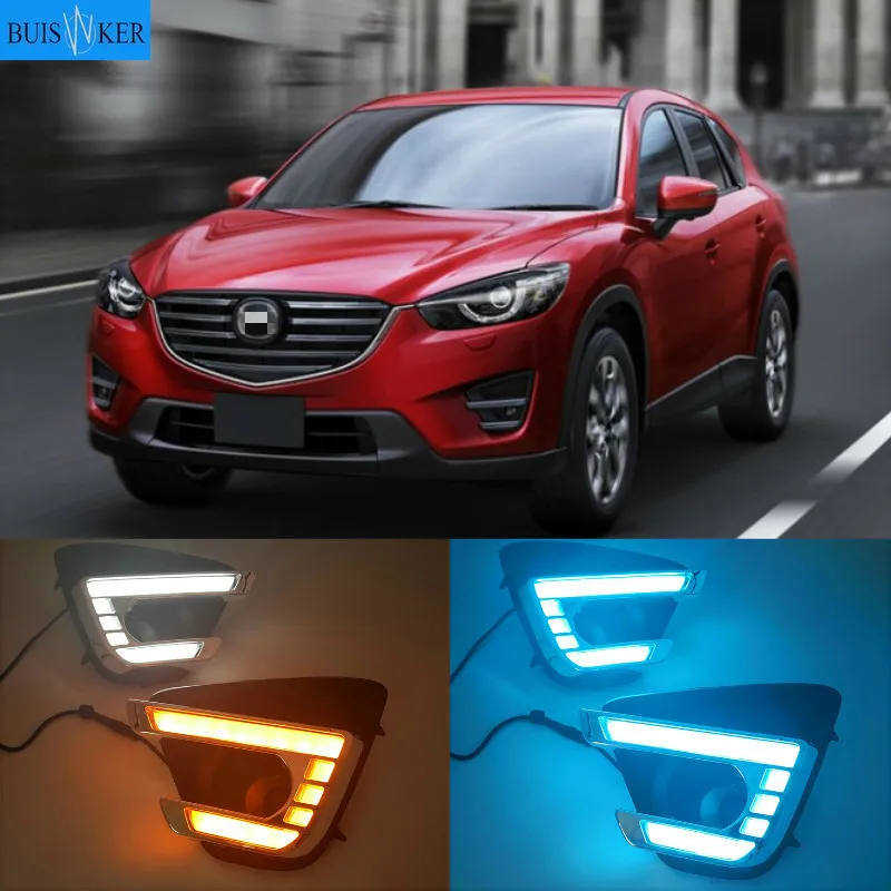 Luz LED diurna con intermitente para Mazda CX-5 2012-2016