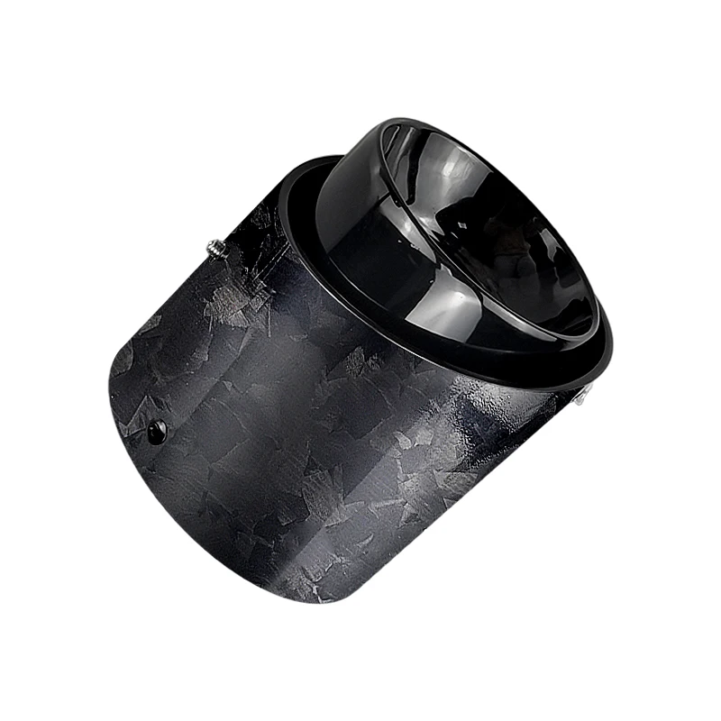 Tubo escape fibra carbono cromado negro forjado Mini Cooper F55 F56 F57 - imagen 5