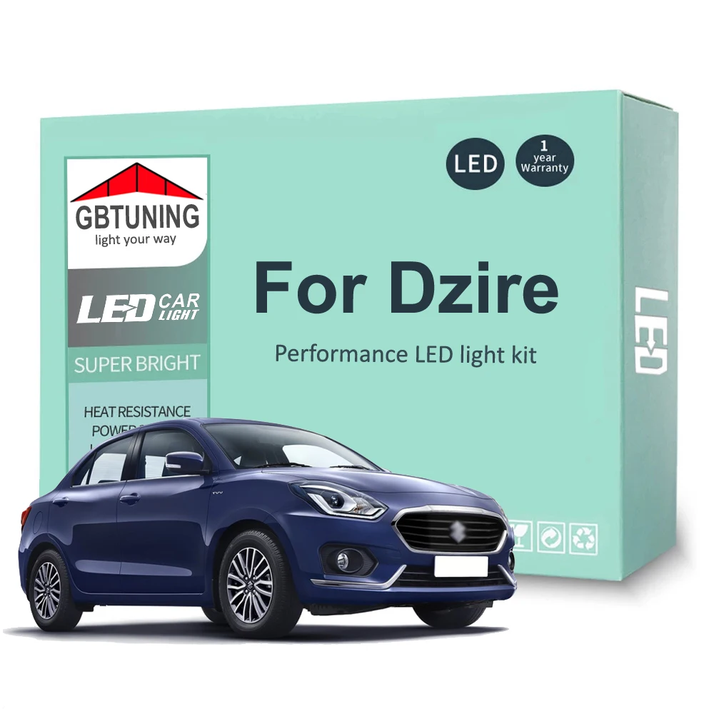 Kit bombillas LED Canbus interior – Suzuki Dzire 2017-2024