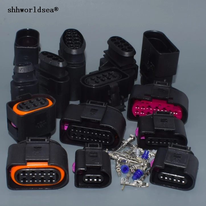 Shhworlsea Conector arnés cableado 1J0973722 8D0973822 – VW Audi