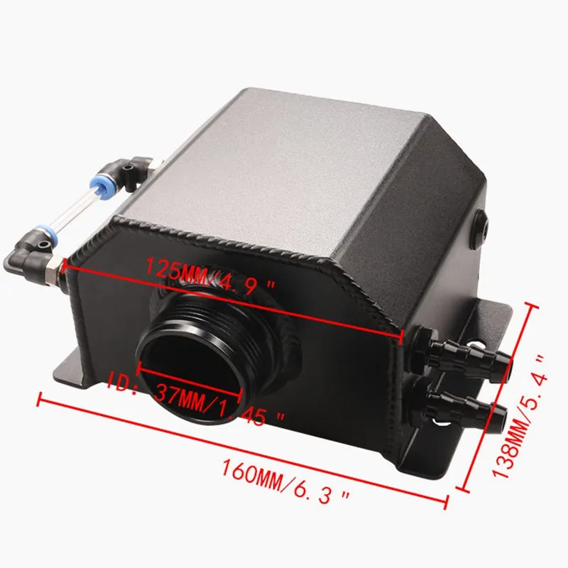Depósito catch can de aceite de aluminio con tapón de drenaje - imagen 3