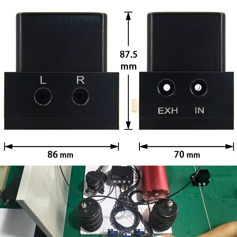 Válvula colectora de suspensión neumática SMV-01A, 4 posiciones 12V - imagen 5