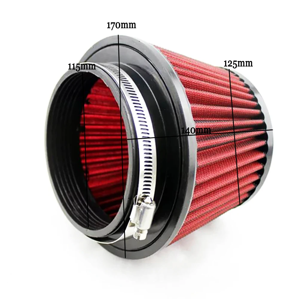 Spceddy MCX filtro de aire deportivo universal 115mm lavable - imagen 3