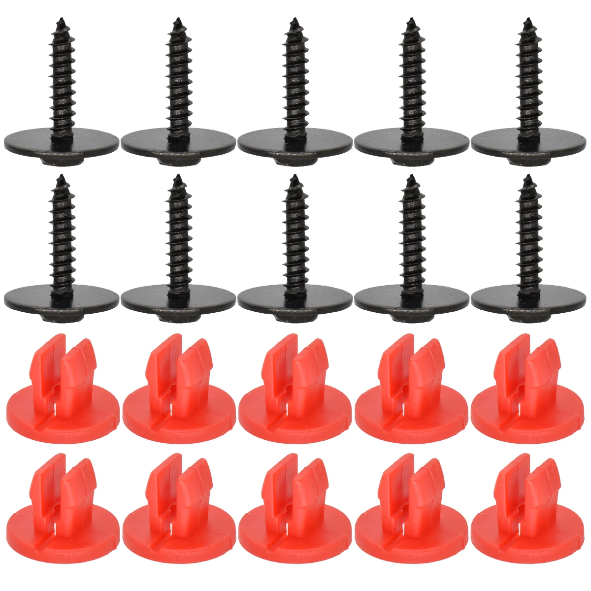 20 piezas cubierta inferior de motor de coche Clips tornillos cubierta inferior protector para Ford Focus MK2 MK3 Mondeo MK3 MK4 C Max S Max Galaxy - imagen 2