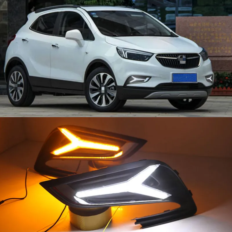 Luz LED DRL instalada en faro delantero