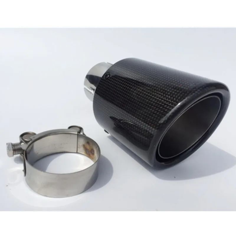 Silenciador trasero universal fibra de carbono 63-101mm - escape coche - imagen 5