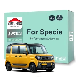 Kit lámparas LED interior Suzuki Spacia cúpula y placa de matrícula