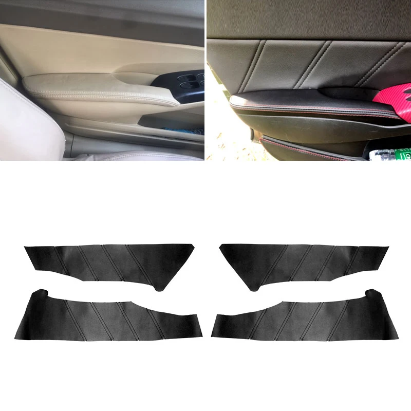 Cubierta de panel de puerta de microfibra para Honda Civic VIII Sedán