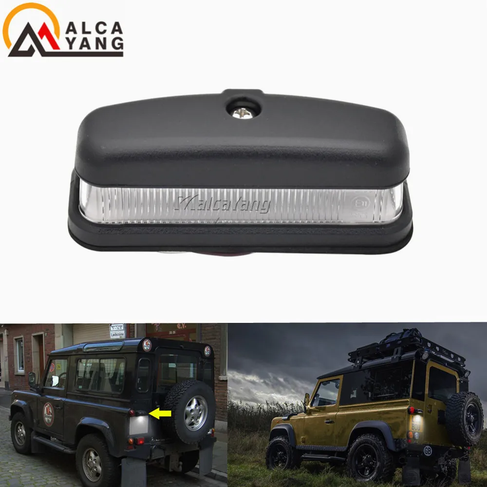 Land Rover Series 2/2A/3 y Defender 90/110/130 Luz de matrícula LED