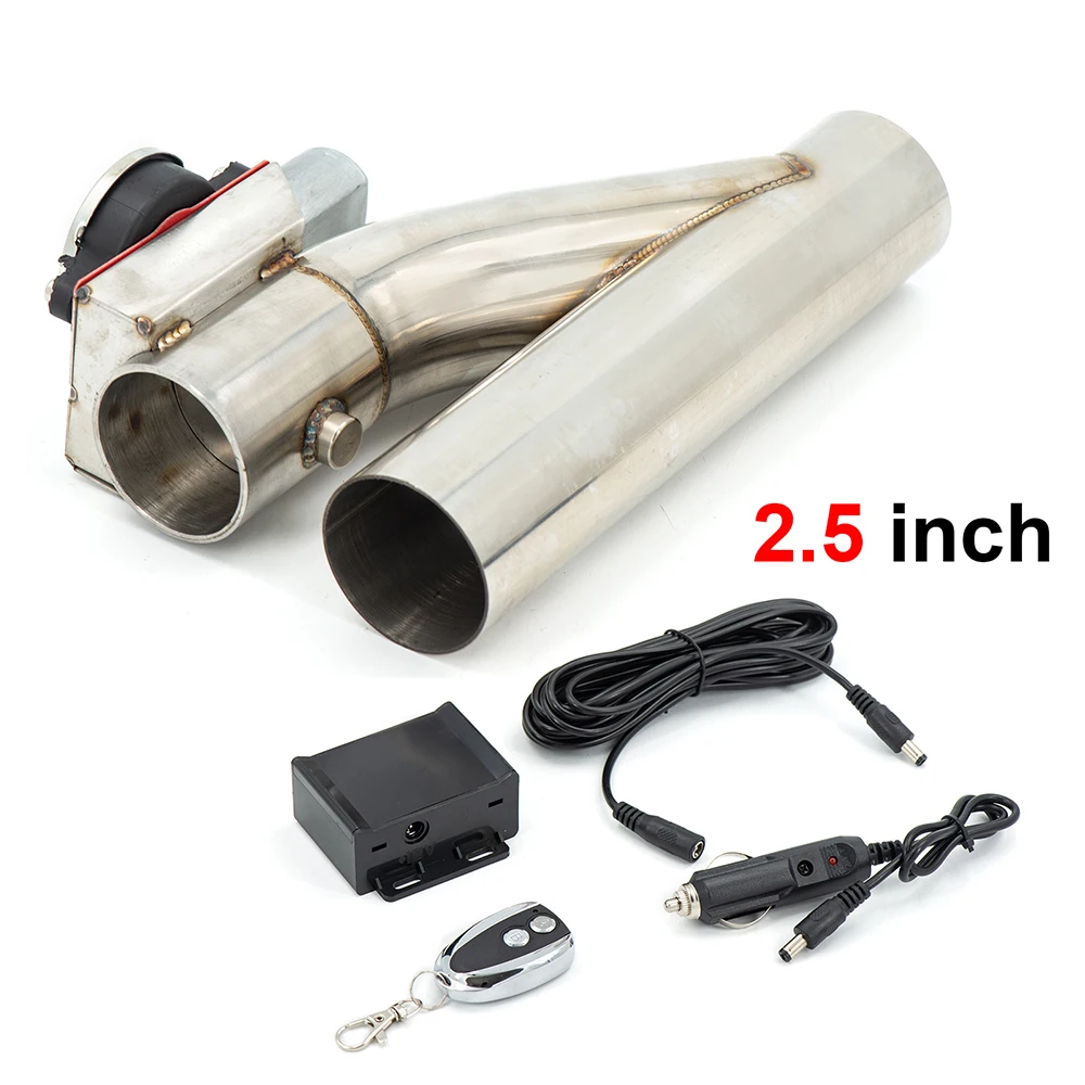 Tubo Y escape inoxidable con válvula de corte eléctrica y mando remoto - imagen 4