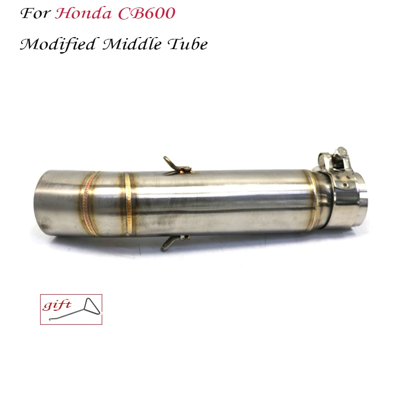 Tubo enlace escape modificado Honda Hornet 600 CB600F