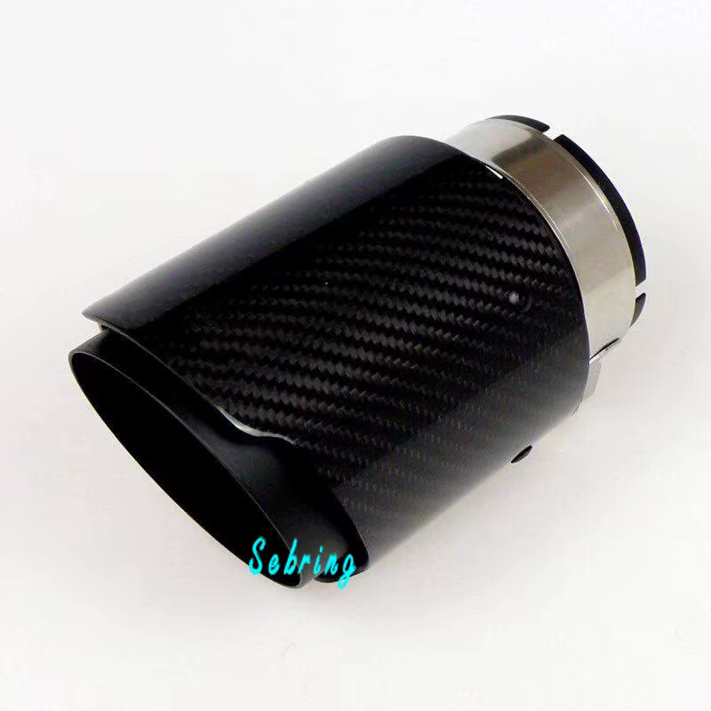 Silenciador de escape universal en fibra de carbono – BMW E46 - imagen 3