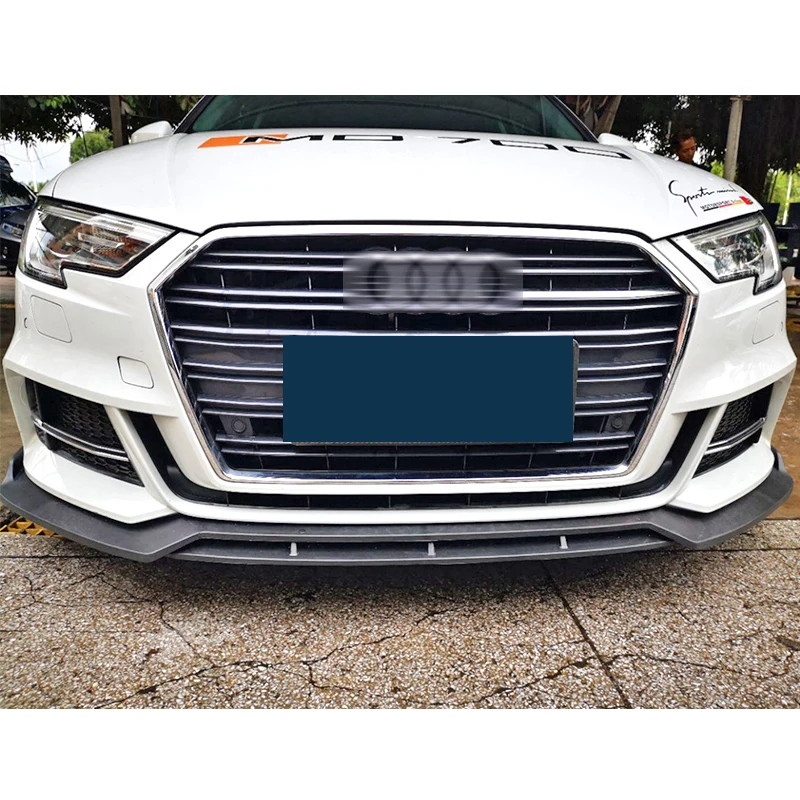 Splitter parachoques delantero fibra carbono Audi A3 S3 2016-2019 - imagen 3