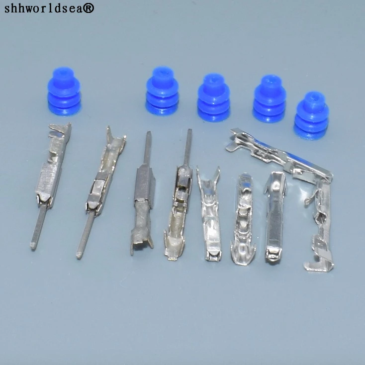 Shhworldsea Terminales de engarce 0,6 mm macho/hembra