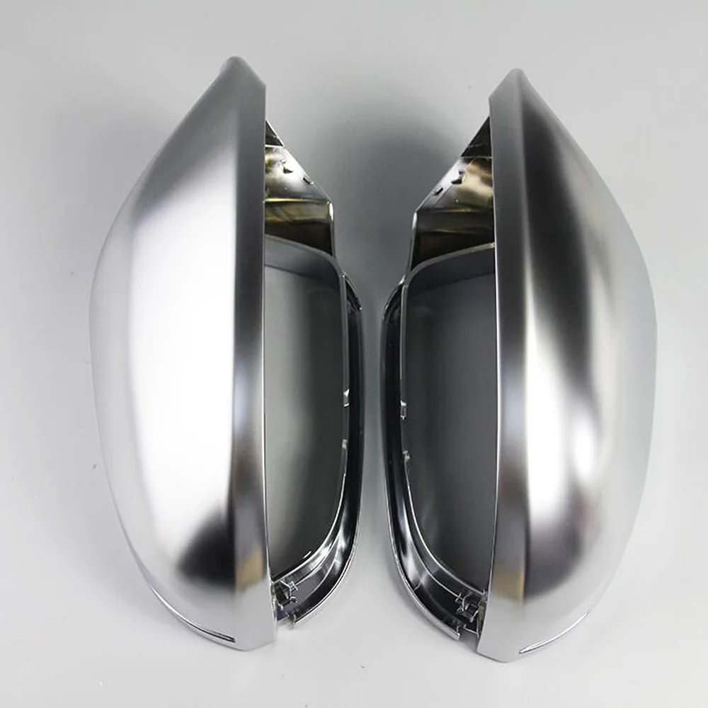Carcasa de espejo retrovisor cromada mate para Audi A6 C7/S6/RS6 - imagen 2
