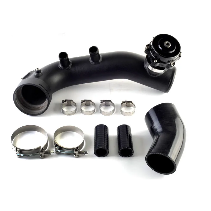 Tubo de carga de aluminio con brida BOV para BMW