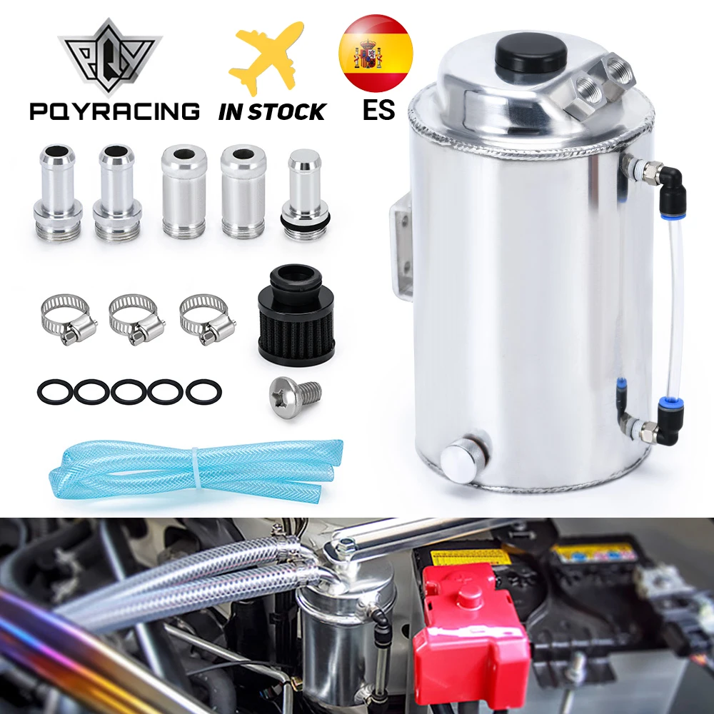 PQY Decantador de aceite de aluminio con filtro de ventilación TK01
