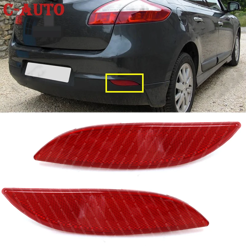 Luces reflectantes señal parachoques trasero Renault Clio y Megane MK3