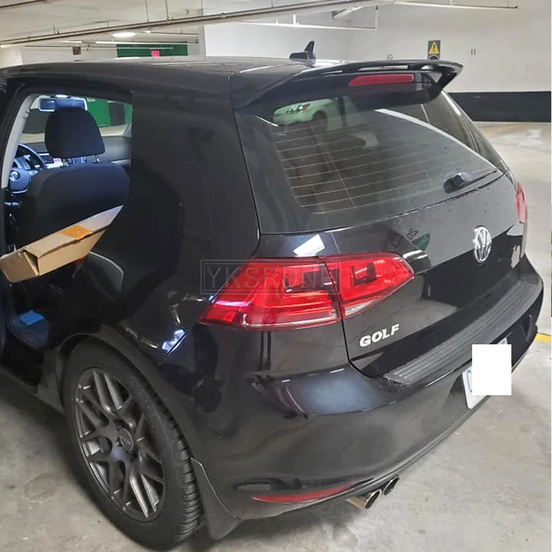 Alerón traseroABS para Golf MK7 instalado