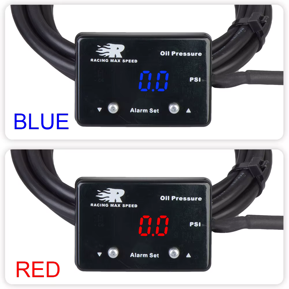 Sensor presión aceite digital universal 200psi NPT 1/8 12v