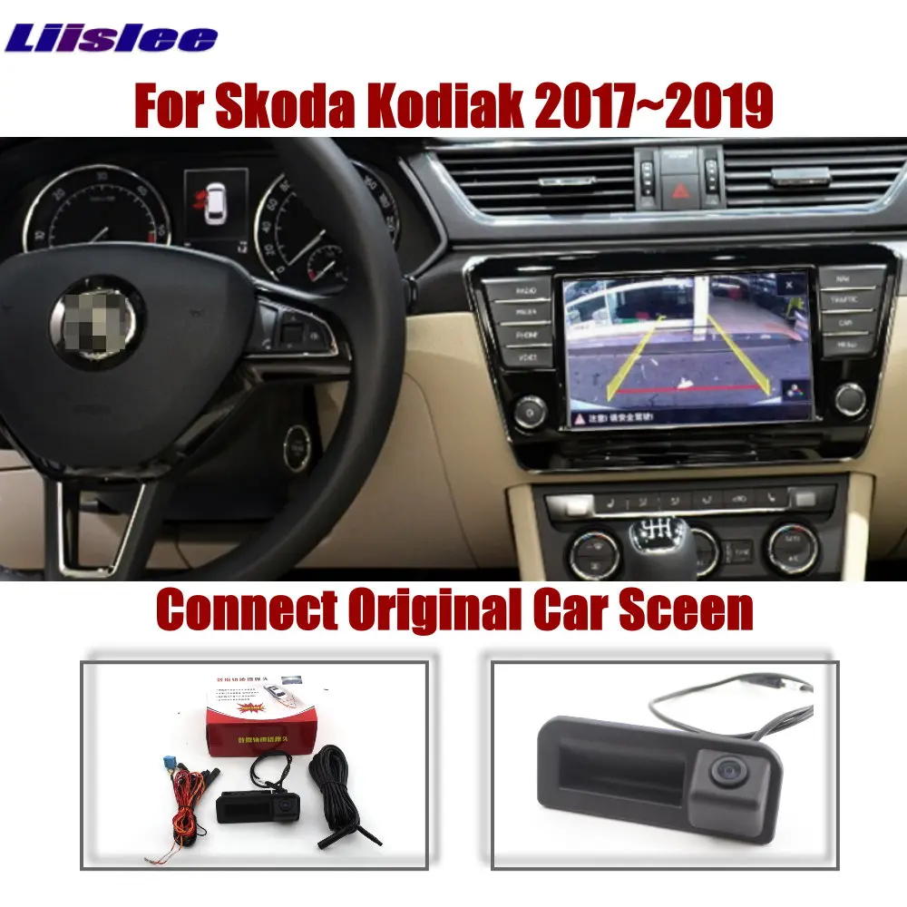 Cámara trasera Skoda Kodiaq NS7 con pantalla original 2016-2023