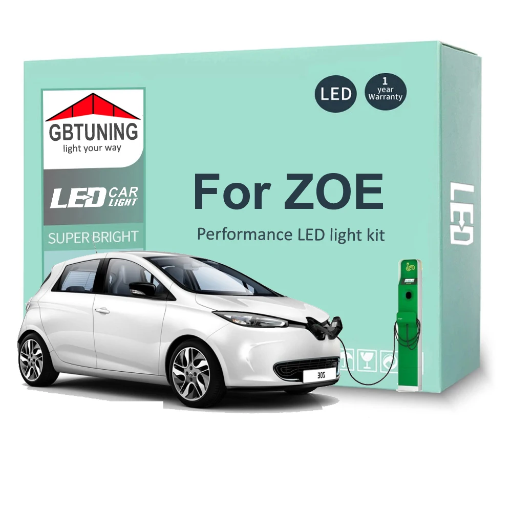 Bombillas LED interior Canbus para Renault ZOE 2013-2018