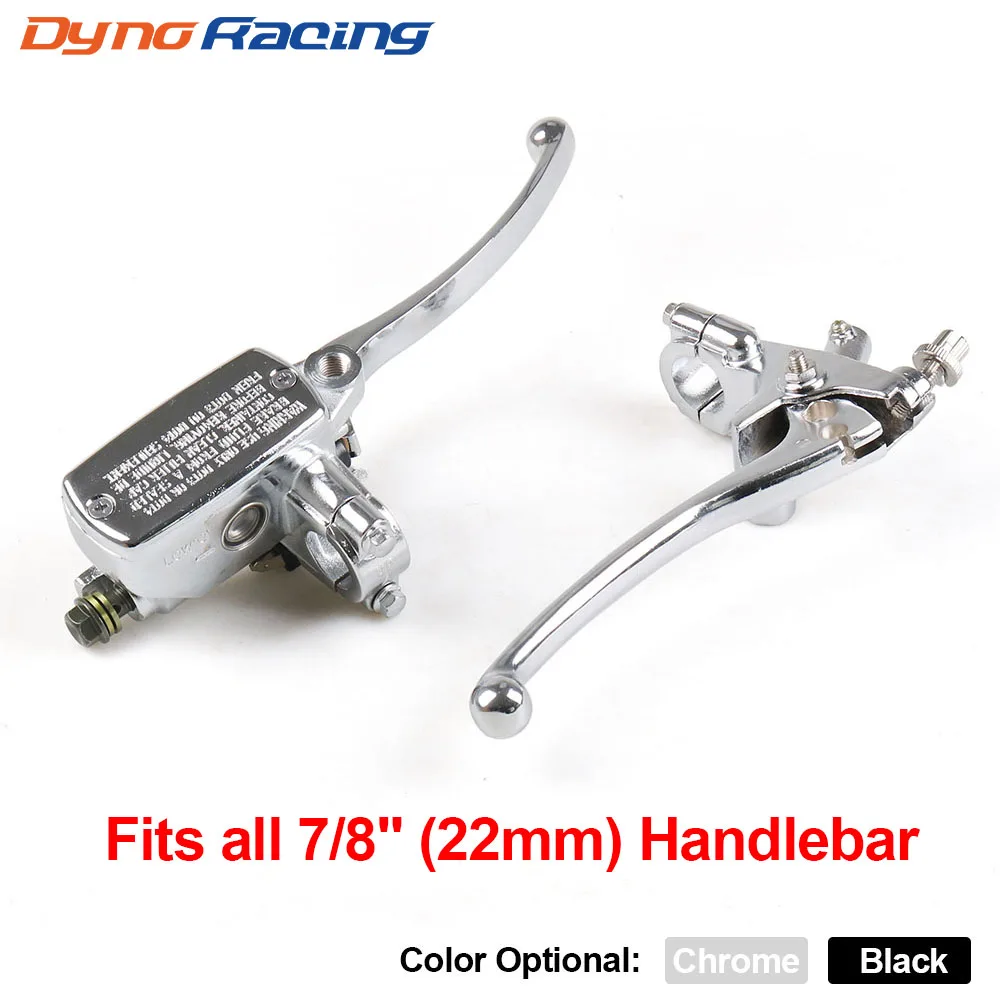 Cilindro Maestro Freno Hidráulico 7/8" 22mm con Palanca Embrague Moto