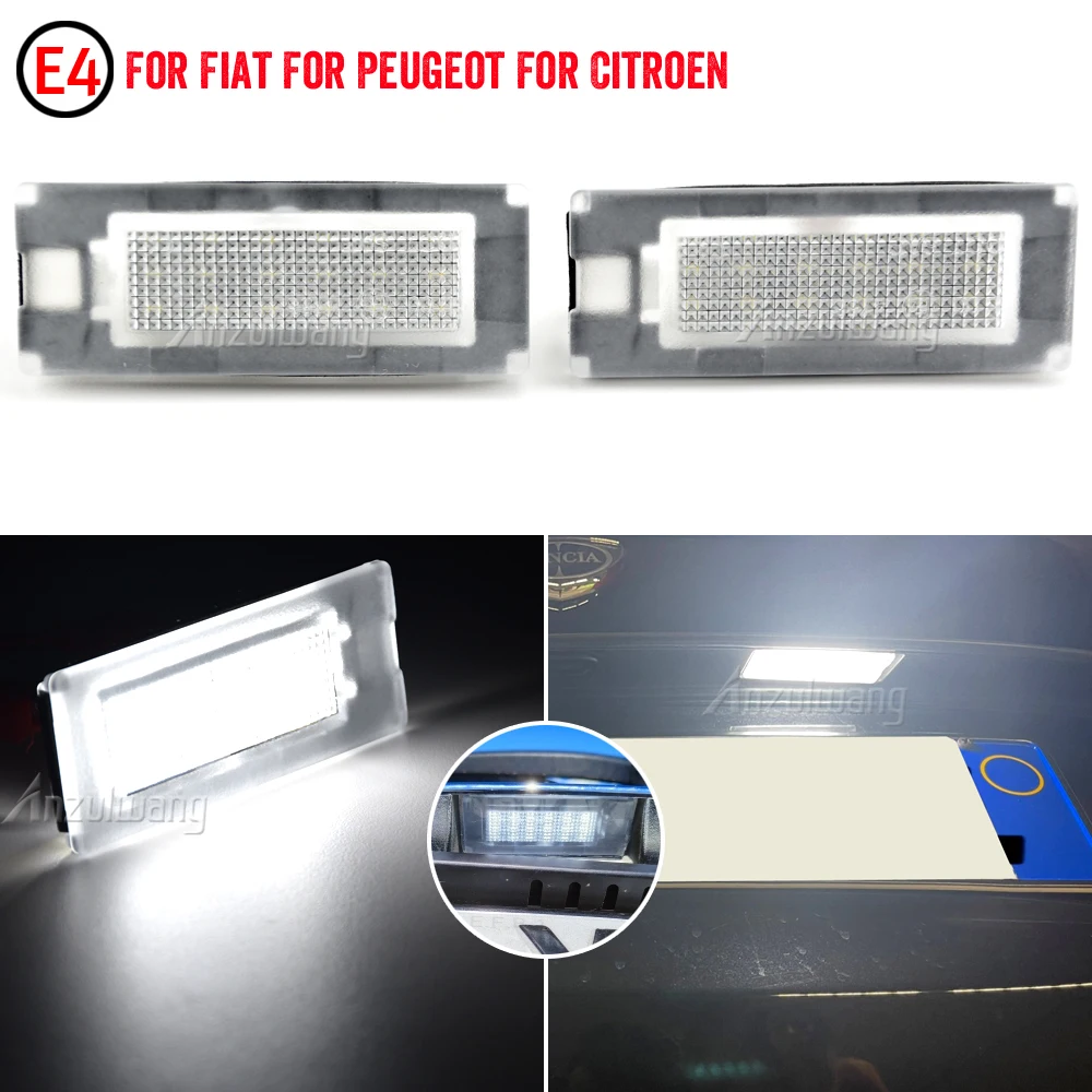 Luz de matrícula LED Canbus Fiat Ducato/Citroën Jumper/Peugeot Boxer