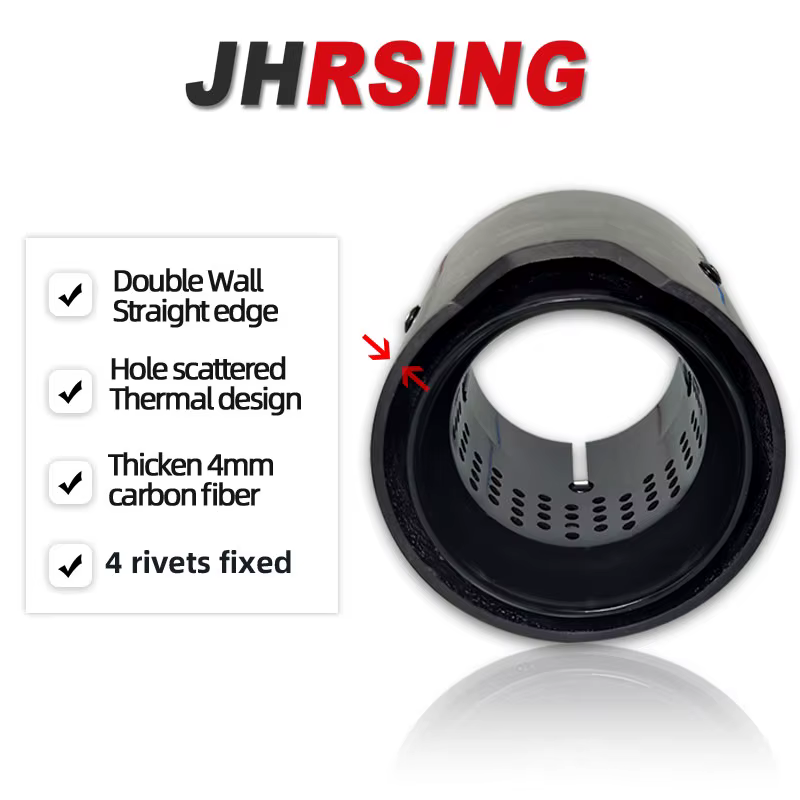 Embellecedor de escape de carbono forjado negro para BMW M2 M3 M4 - imagen 3