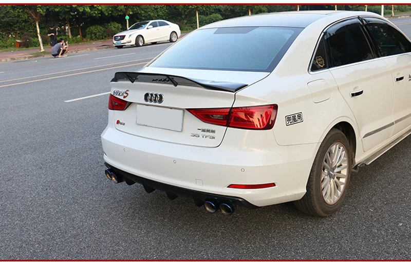 Alerón de techo trasero carbono Audi A3 S3 RS3 2014-2018 - imagen 4