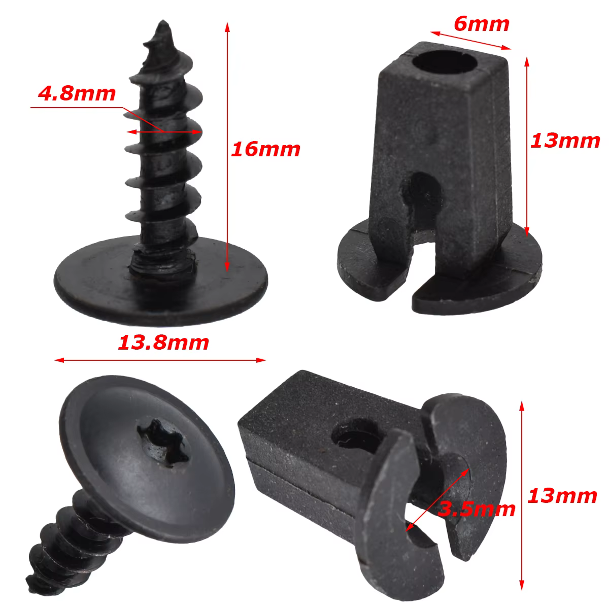 Tornillo Torx N90974701 para paso de rueda VW, Audi, SEAT y Skoda - imagen 2