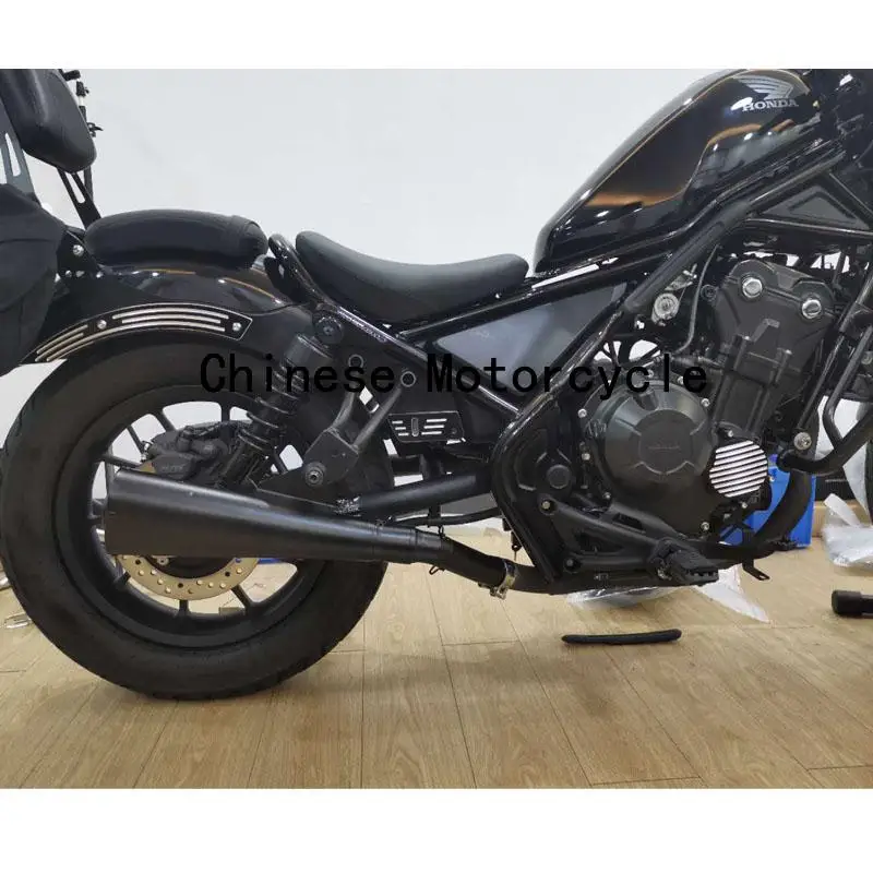 Sistema de escape Honda Rebel 500 2017-2020 en acero inoxidable - imagen 3