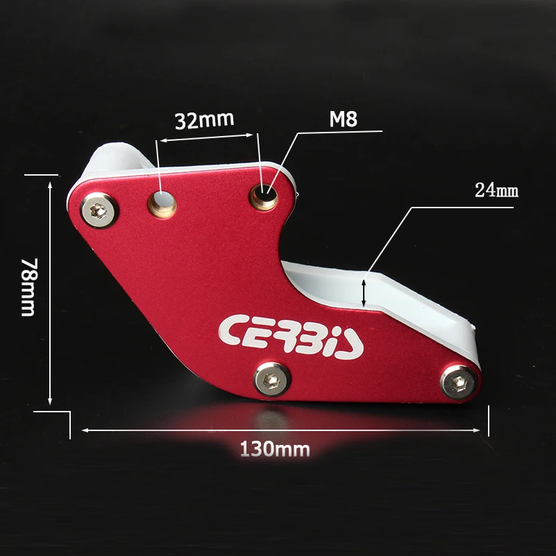 Protector cadena aluminio para Pit Bike 50-160cc – Irbis, KAYO, BSE - imagen 2