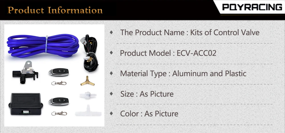 Kit PQY-ECV-ACC02 para controlar una válvula de escape