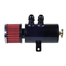 Tanque captura de aceite AN10 de aluminio con filtro ventilación