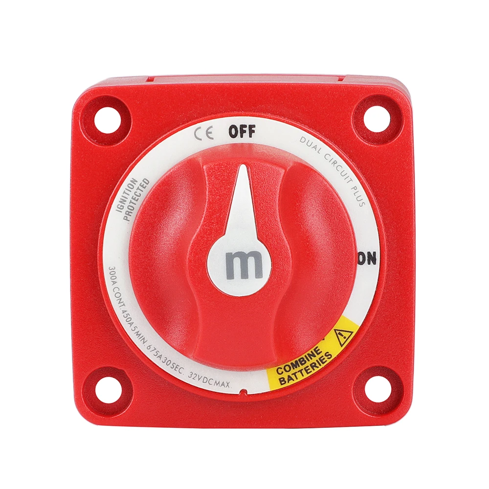 Interruptor aislador de batería Plus 100-300A – Desconectador coche barco - imagen 2