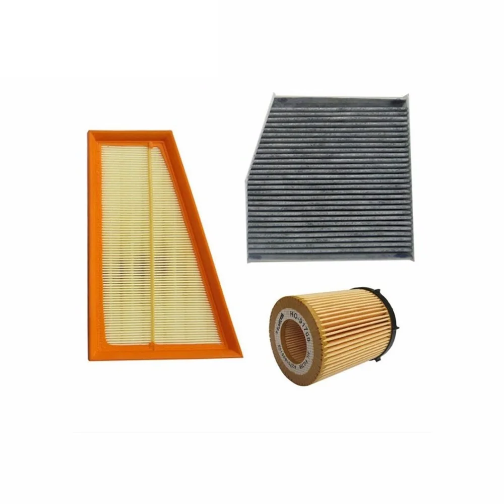 Dimensiones y componentes del kit de filtros