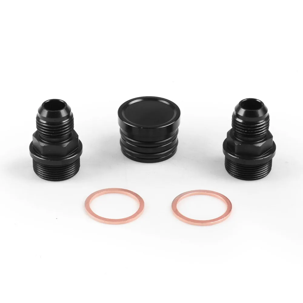 Accesorios catch can M28 a 10AN y enchufe negro – Honda Acura B16 B18C - imagen 2