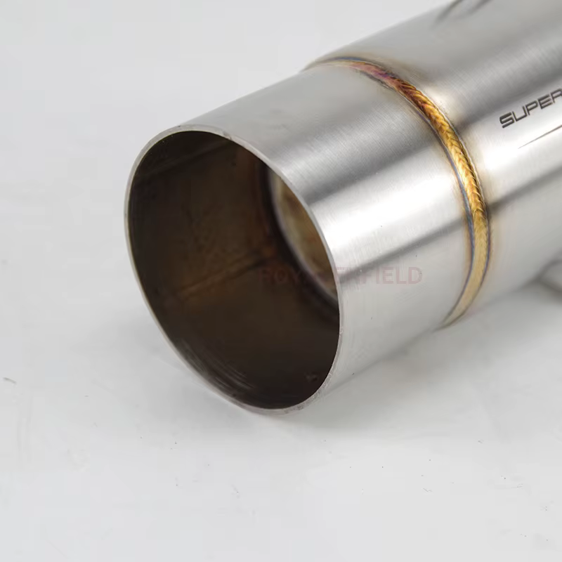 Vista del tubo de enlace para sistema slip-on