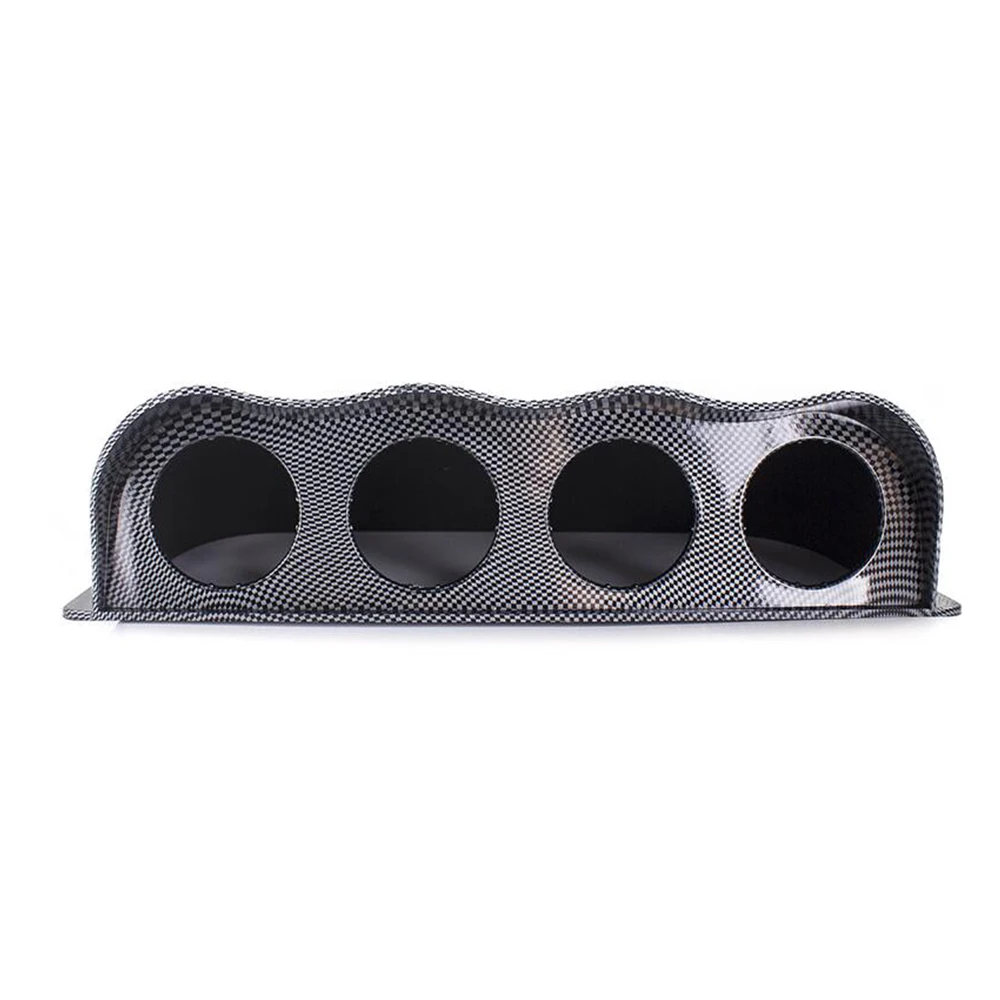 Panel universal 4 relojes 52 mm fibra carbono para tuning - imagen 5