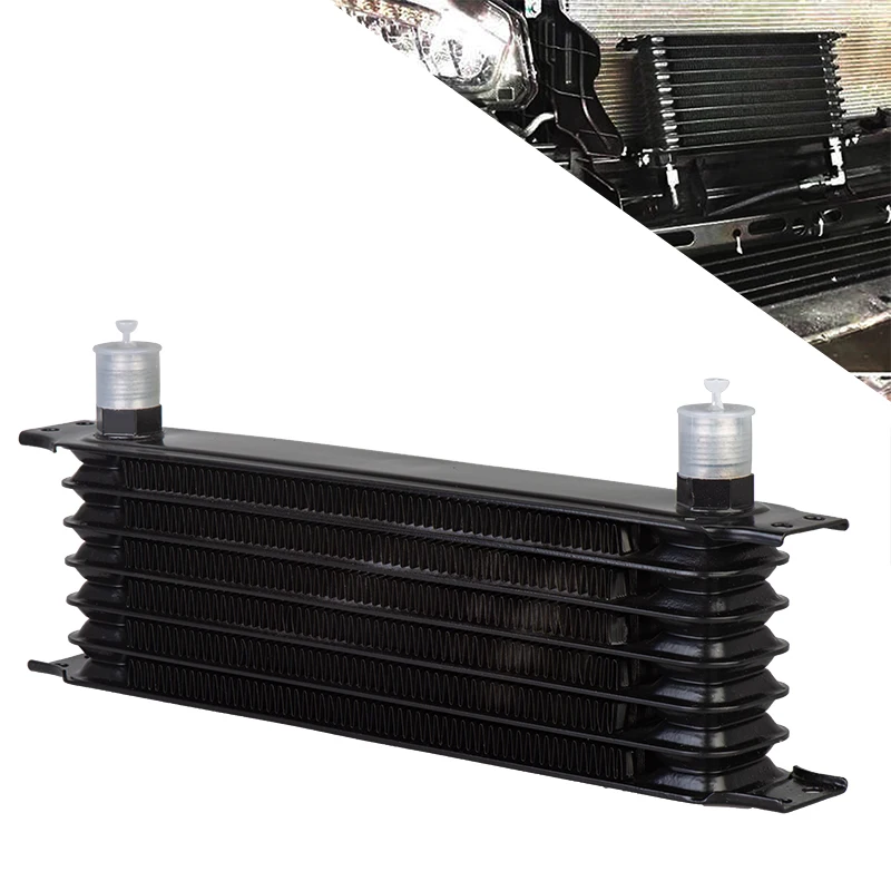 Enfriador de aceite universal de aluminio para motor o transmisión