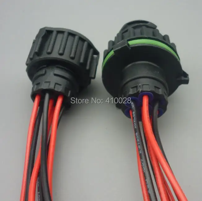 Detalle del conector de cable impermeable de 7 pines