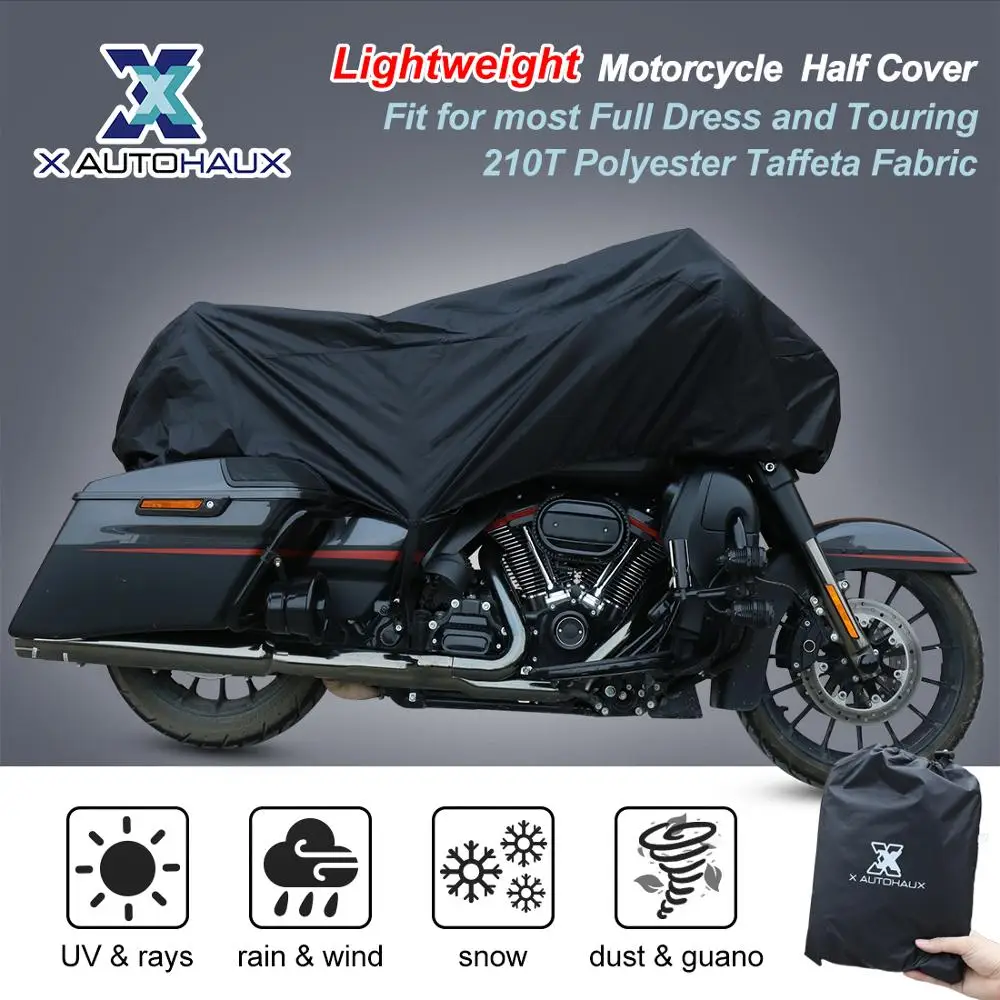 Cubre motocicleta 210T universal impermeable a polvo y lluvia UV