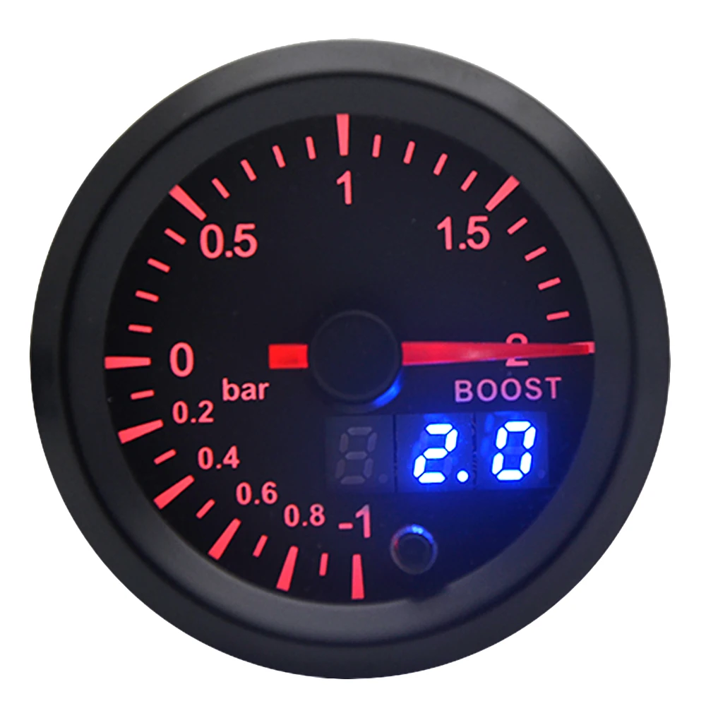Reloj multifunción LED 52 mm 7 colores con soporte para coche - imagen 3